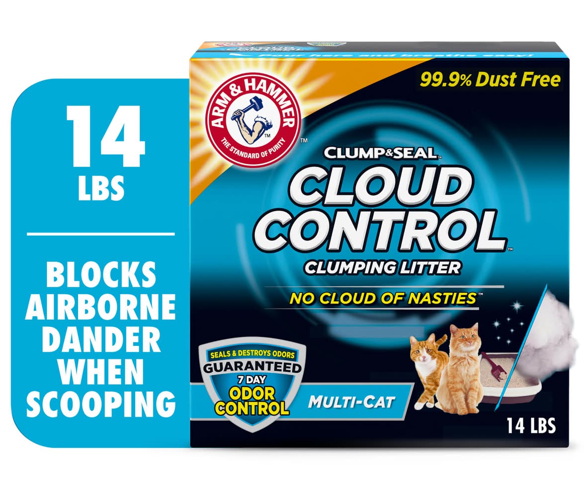 Arm & Hammer Cloud Control Multi-Cat Breathe Easy Clumping Litter (14 lbs)