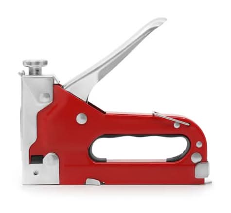 Dritz Heavy Duty Staple Gun, Red/Silver