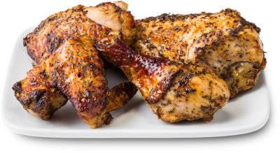 Deli Roasted Chicken Dark Hot 4 Piece - Each (Available After 10 Am)