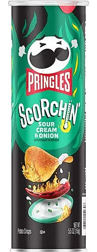 Pringles Scorchin Sour Cream Onion