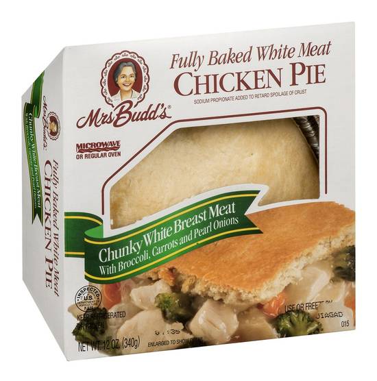 Mrs. Budd's Fully Baked White Meat Chicken Pie (12 oz)