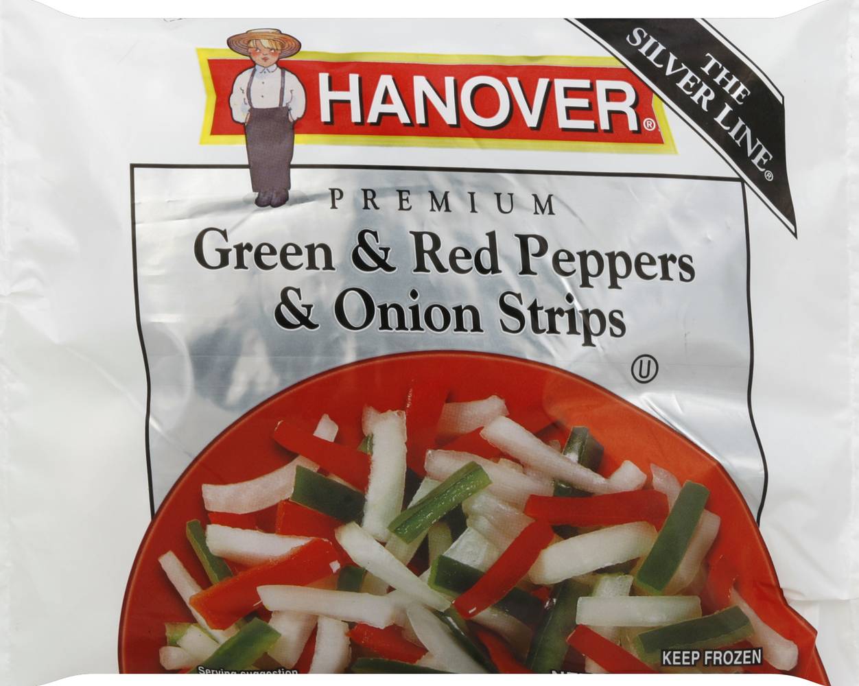 Hanover Premium Green & Red Peppers & Onion Strips (14 oz)