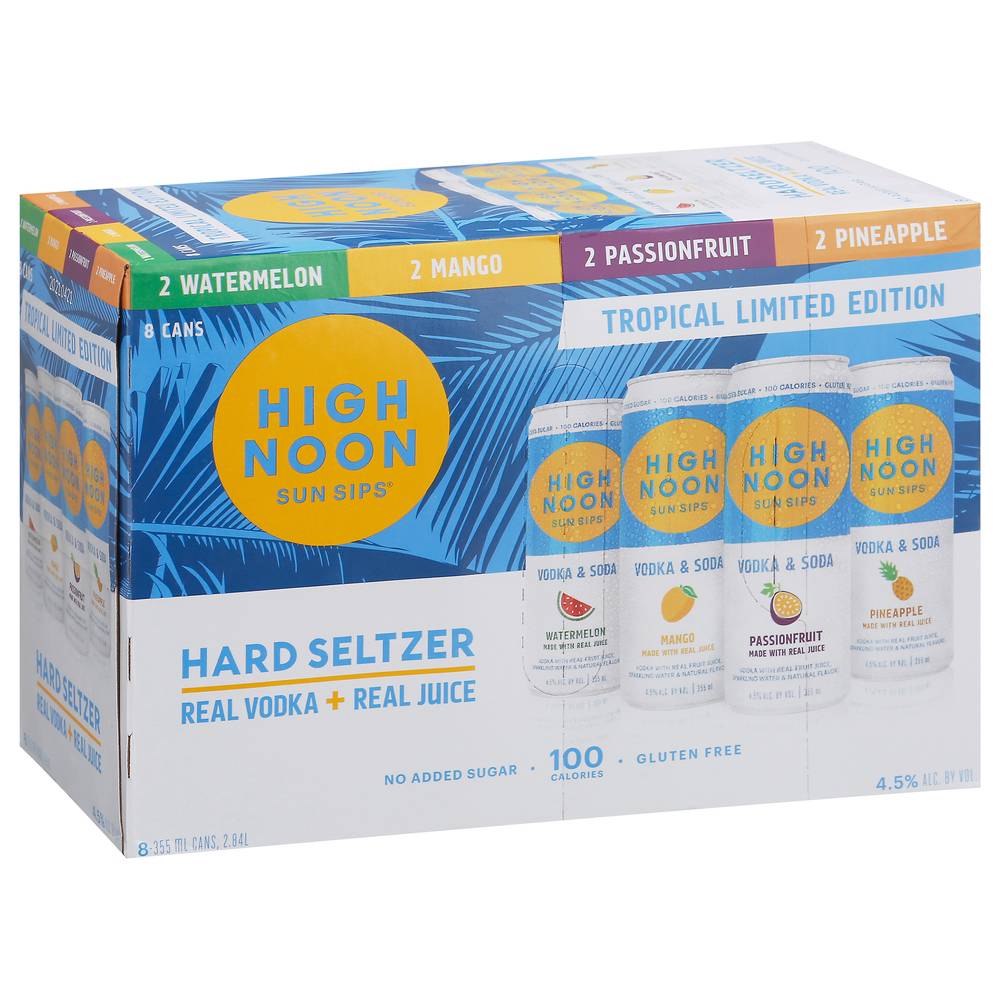 High Noon Sun Sips Tropical Hard Seltzer Assorted pack (355 ml)