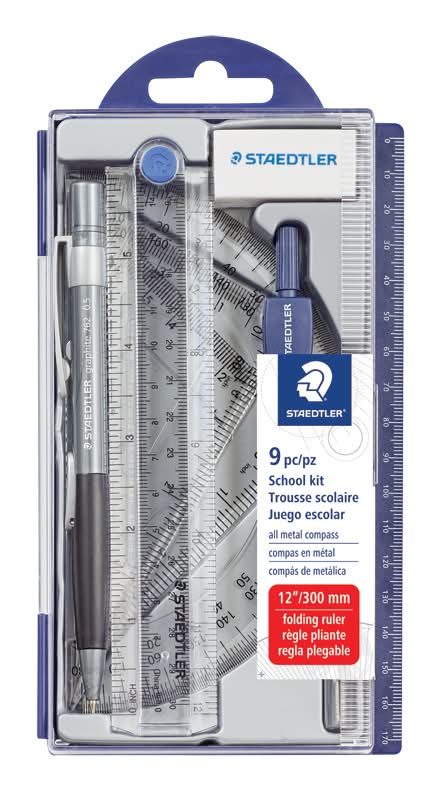 Staedtler ensemble de géométrie (9 unités) (300 mm)