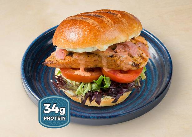 CAJUN SALMON SANDWICH