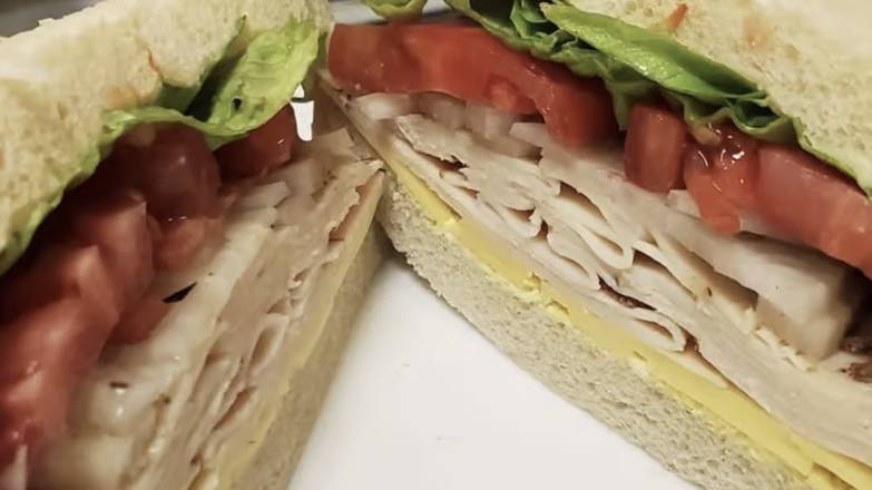 Order Troyer Turkey Breast & Cheese Sandwich food online from Lake Wales Cheese Shoppe & Deli store, Lake Wales on bringmethat.com