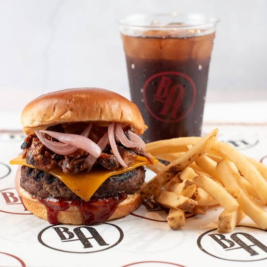 BBQ Burnt End Burger Combo