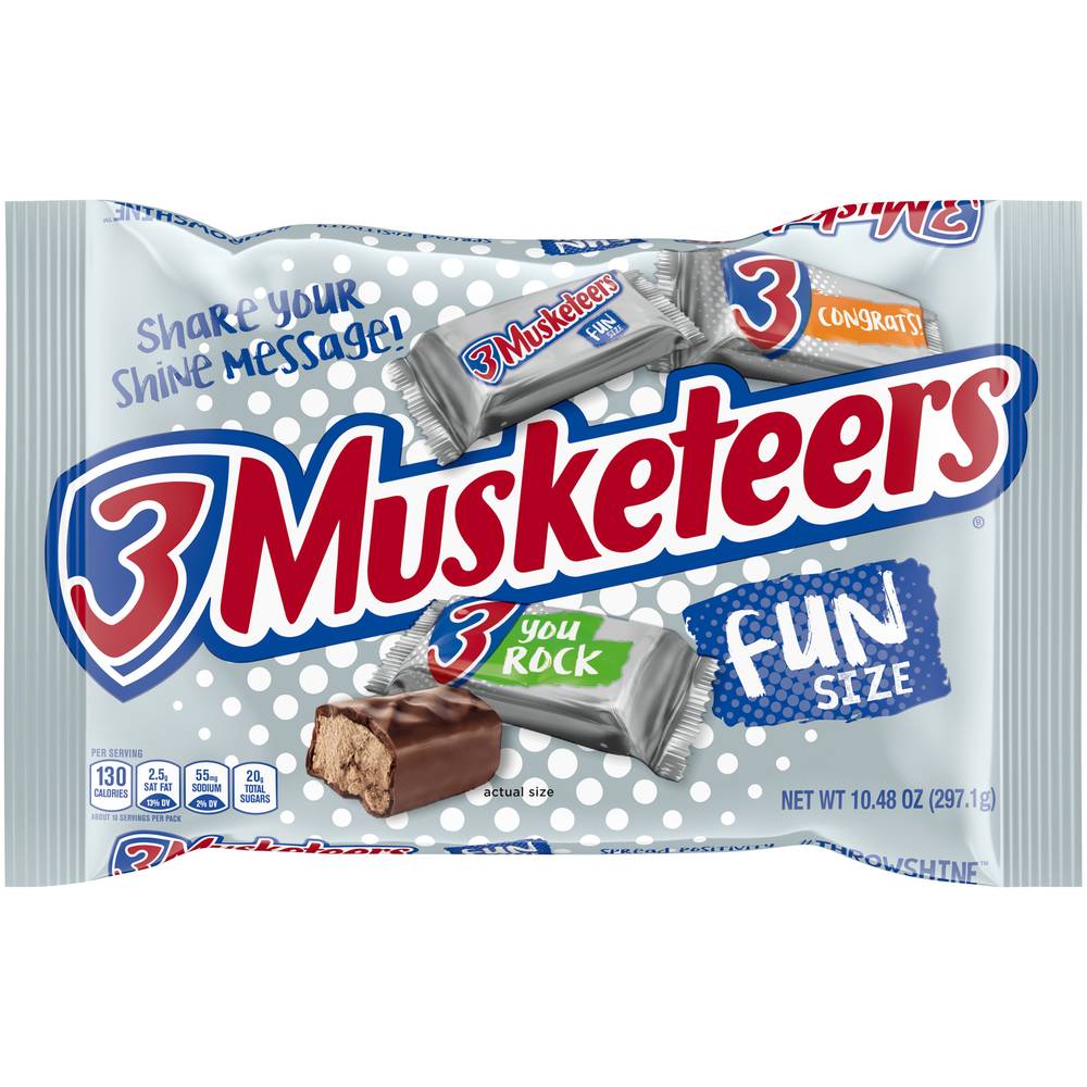 3 Musketeers Fun Size Chocolate Bars (10.5 oz)