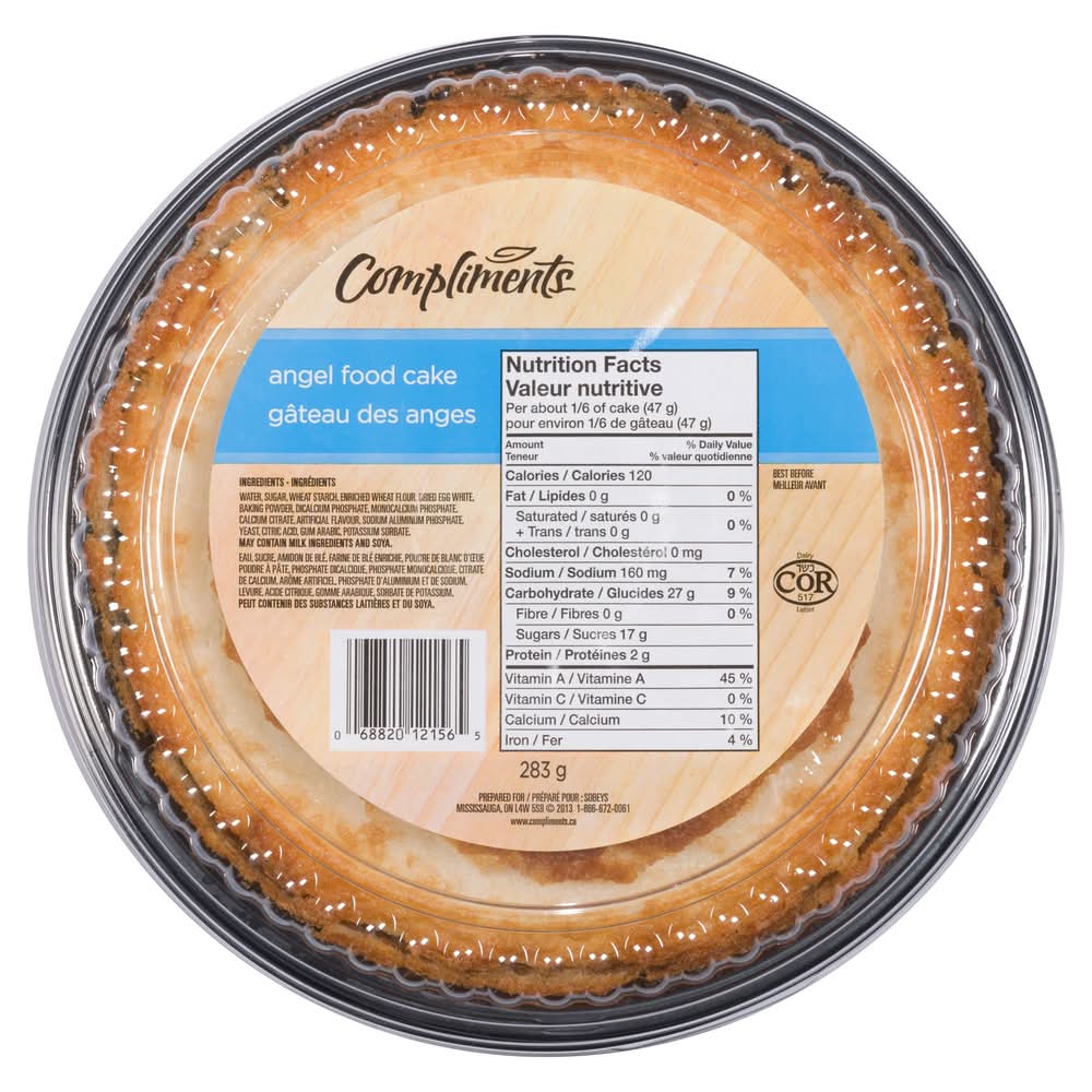 Compliments Angel Food Cake (283 g)