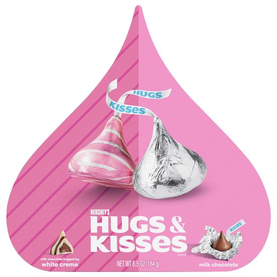 Hershey's Hugs & Kisses White Creme Milk Chocolate