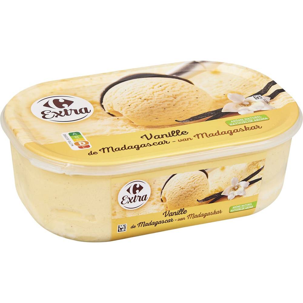 Carrefour - Glace vanille (500g)