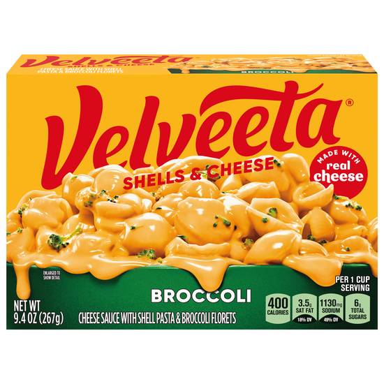 Velveeta Broccoli Shells & Cheese Pasta