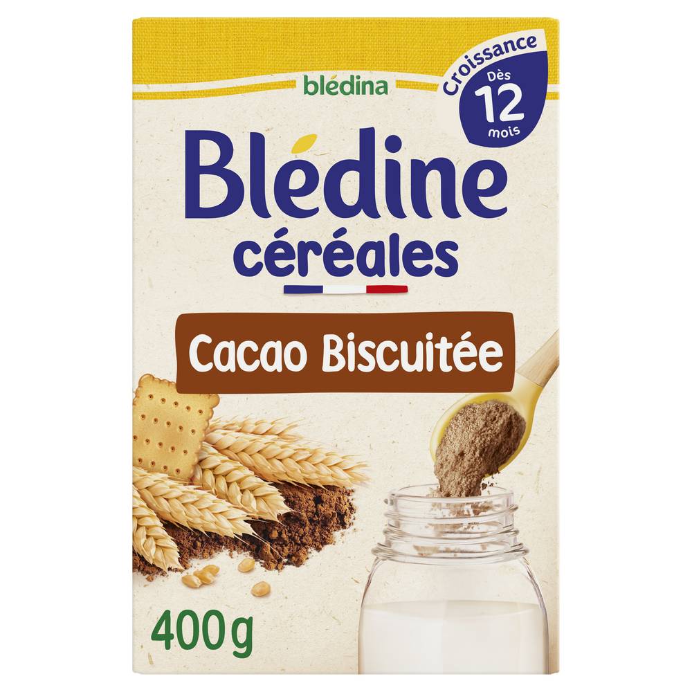 Blédina - Blédine croissance choco biscuit dès 12 mois (400g)