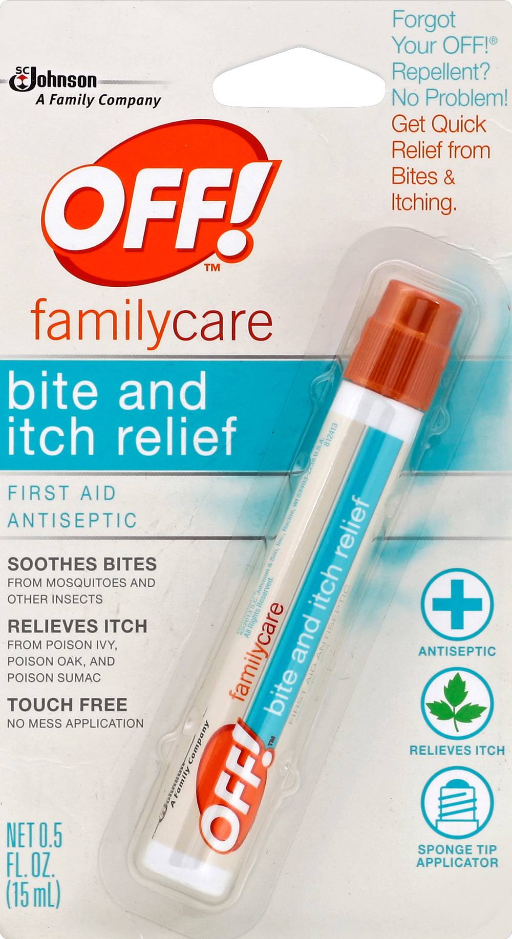 OFF! Familycare Bite and Itch Relief Pen (0.6 oz)