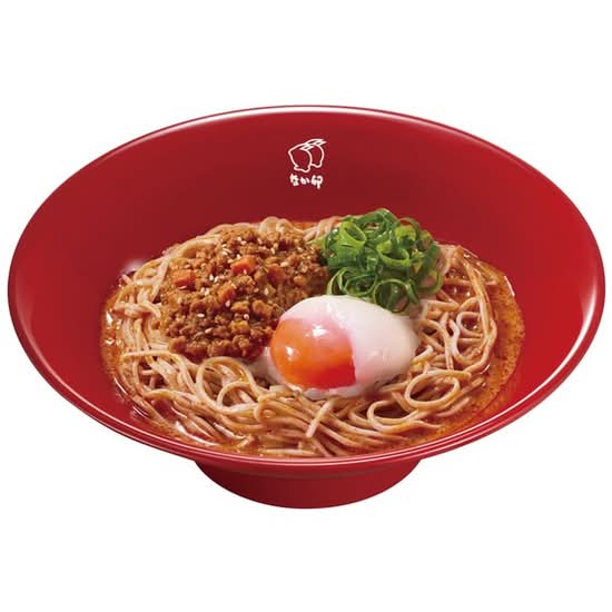 温たま冷やし担々そば　Cold Spicy Dan Dan Soba&Soft-Boiled Egg