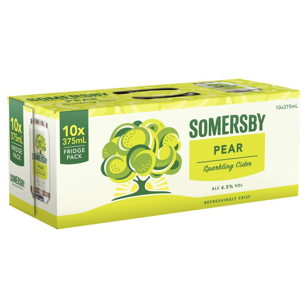 Somersby Pear Cider Can 375ml  X 10 Pack