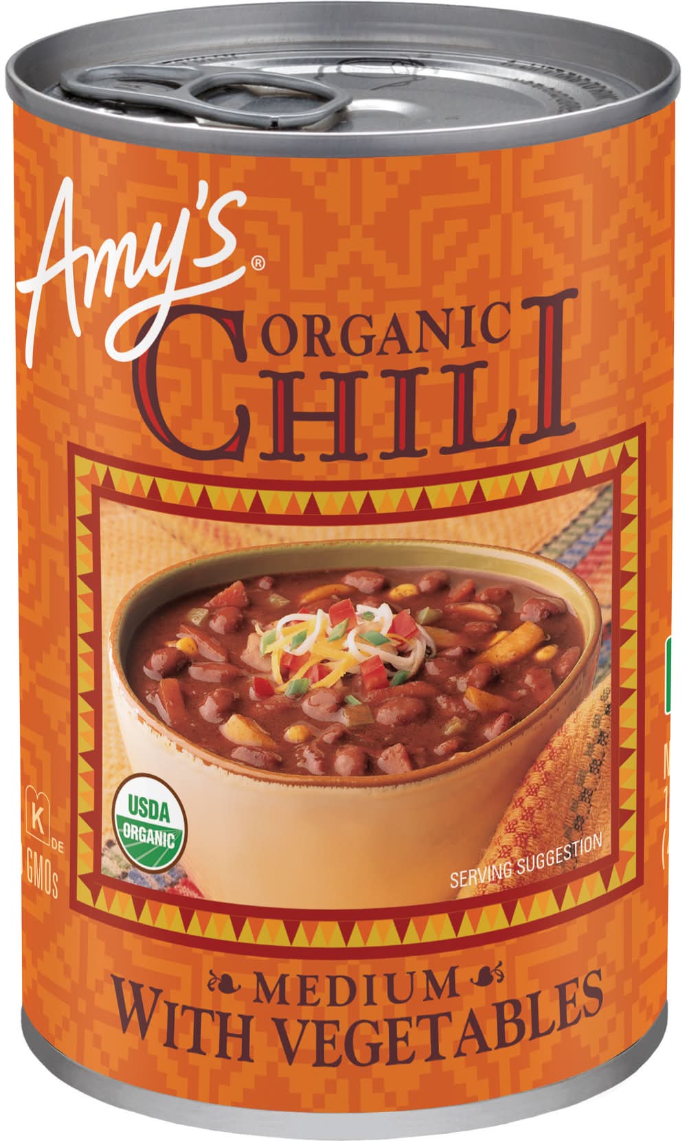 Amy's Kosher Organic Medium Chili With Vegetables (14.7 oz)