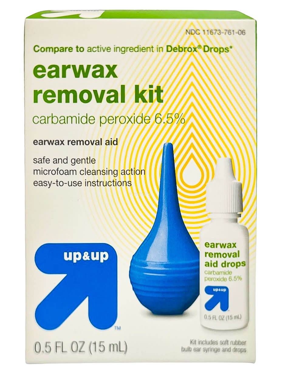 up&up Ear Wax Removal Kit (0.5 fl oz, 2 ct)