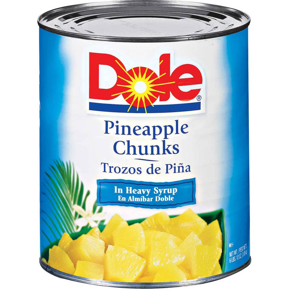 Dole - Pineapple Chunks in Heavy Syrup - 6/#10 cans