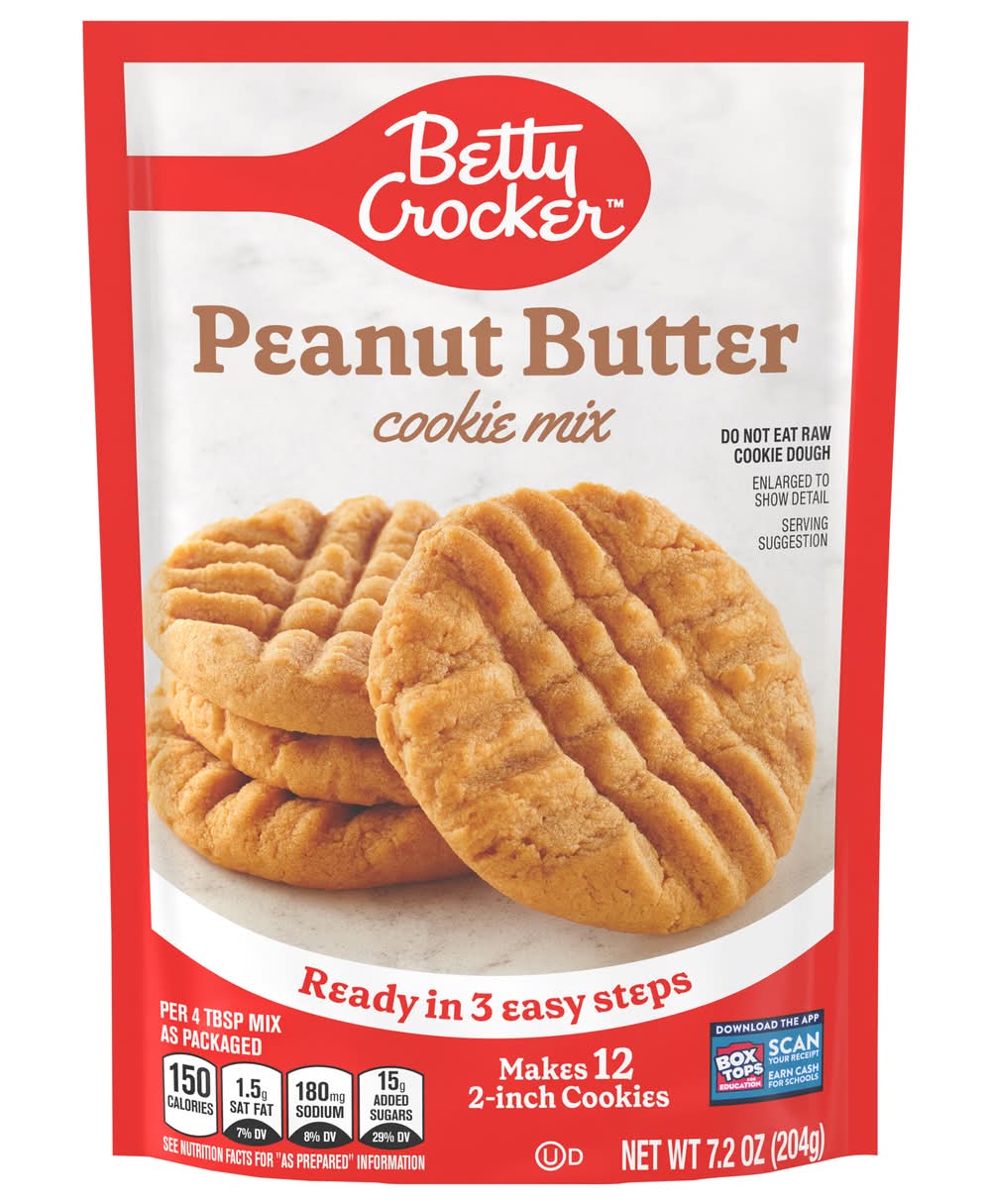 Betty Crocker Snack Size Peanut Butter Cookie (7.2 oz)