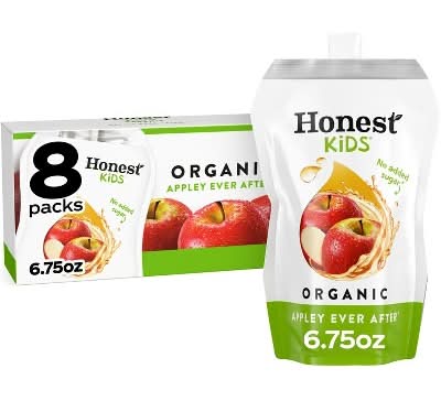 Honest Kids Organic Juice Drink, Appley Ever After (8 x 6.75 fl oz)