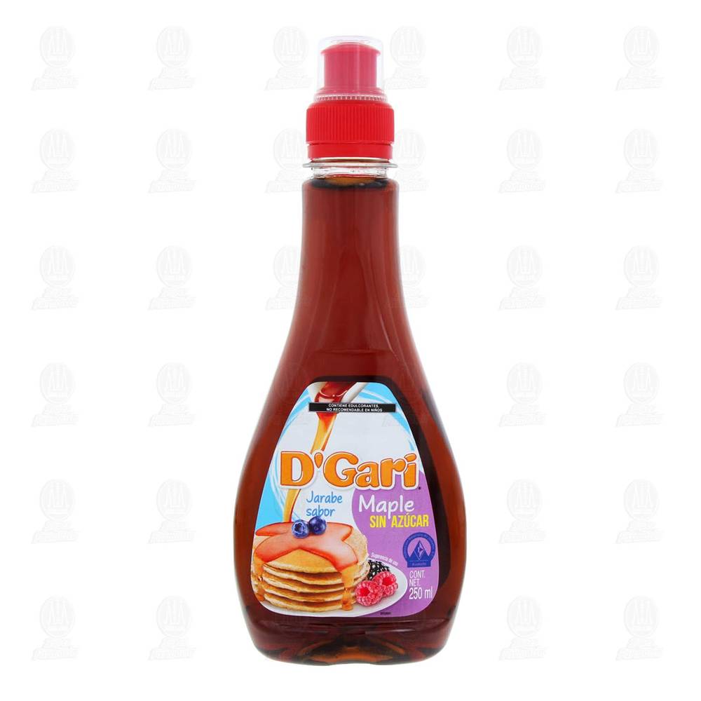 D'Gari · Jarabe sabor maple sin azúcar (250 ml)