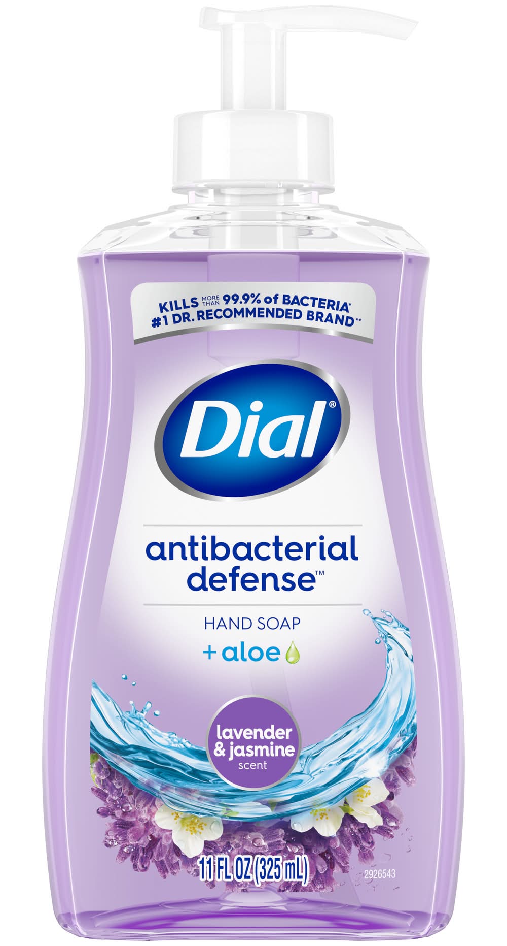 Dial Antibacterial Defense Liquid Hand Soap, Lavender & Jasmine (11 fl oz)