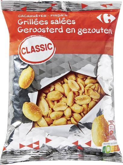 Carrefour Classic' - Cacahuètes grillées salées