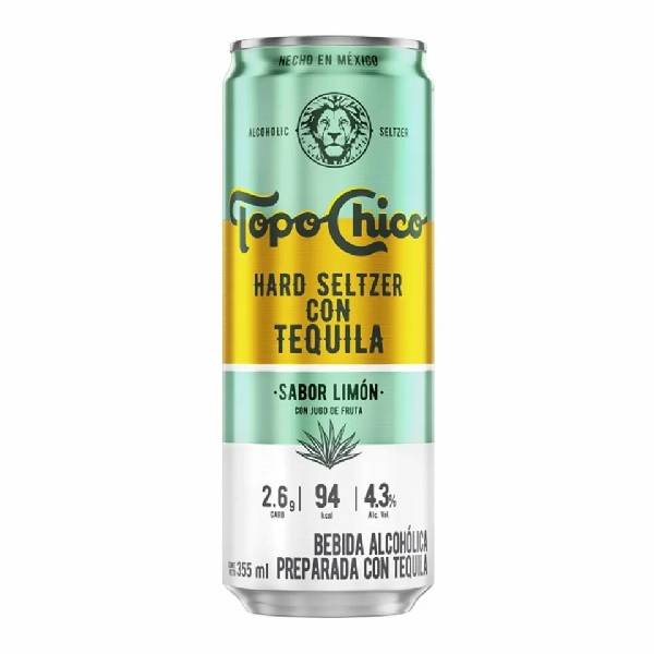 Topo chico hard seltzer con tequila (355 ml) (limón)