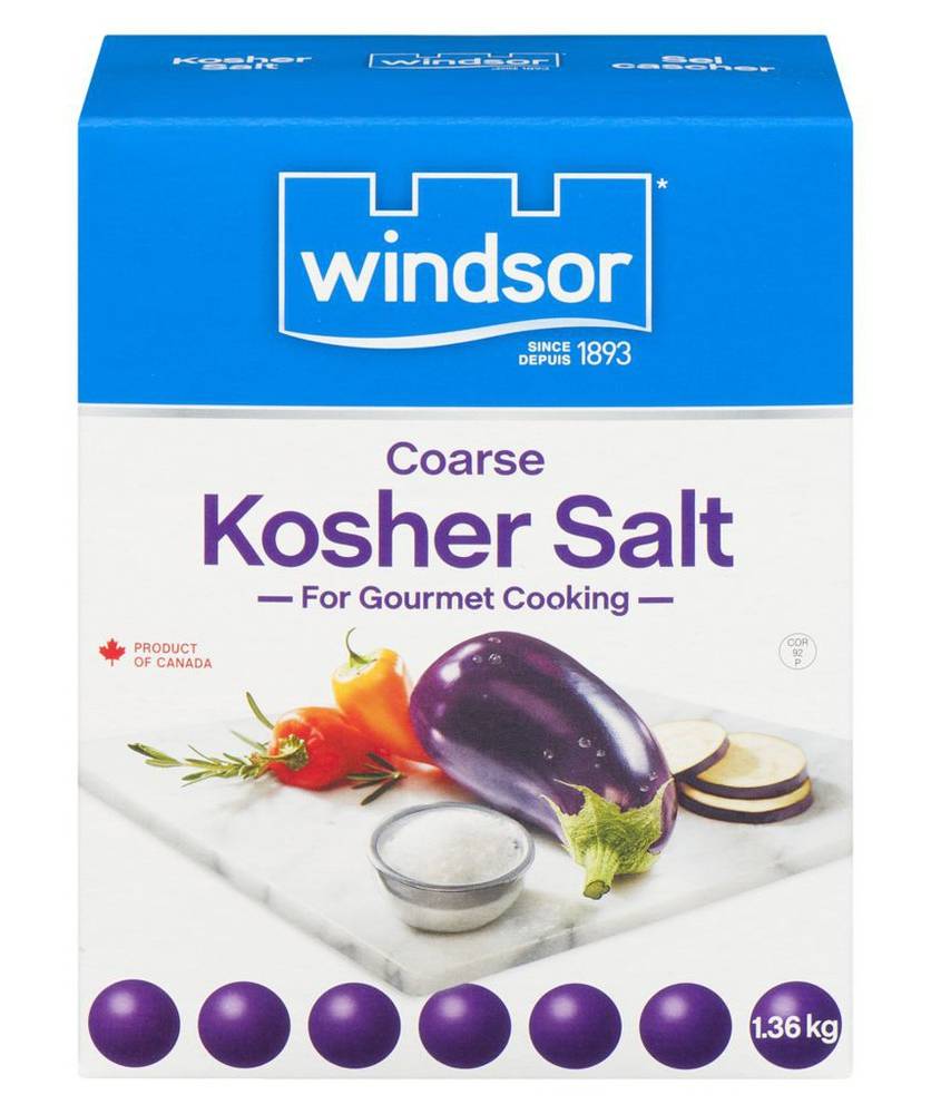 Windsor Blue Coarse Kosher Salt (1.36 kg)