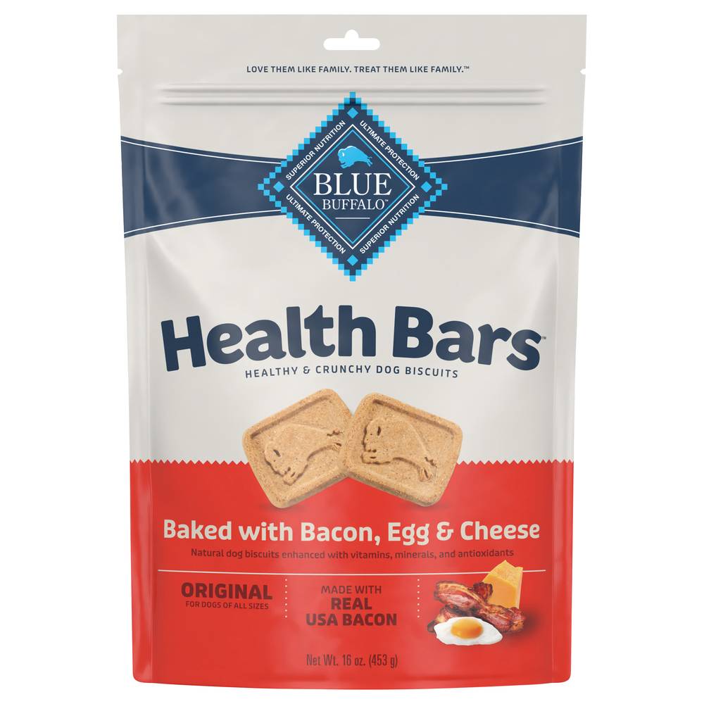 Blue Buffalo Health Bars Original Biscuits For Dog (bacon-egg-cheese)