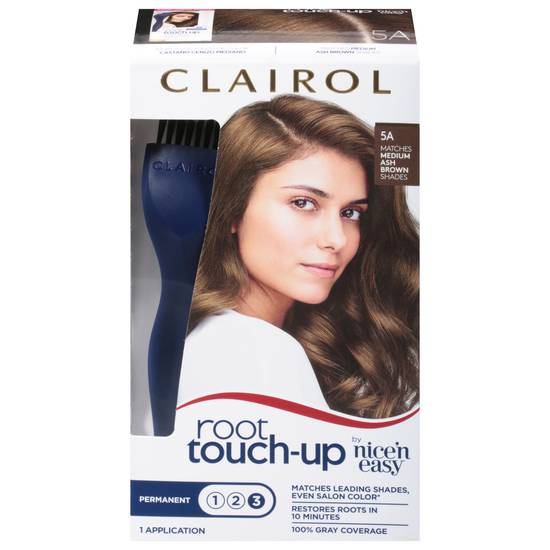 Clairol 5a Medium Ash Brown Shades Root Touch-Up Permanent Hair Color