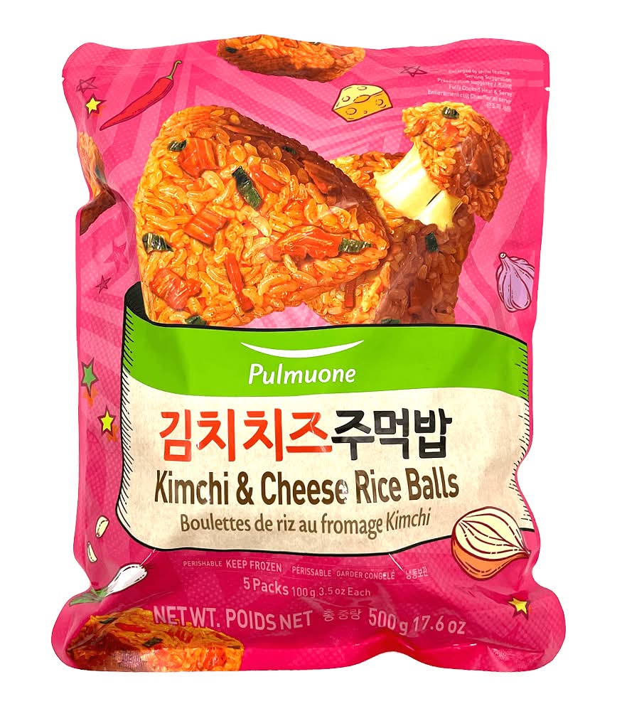 Pulmuone kimchi&cheese rice balls