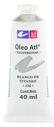 Atl · Pintura óleo blanco de titaneo 236 (40 g)