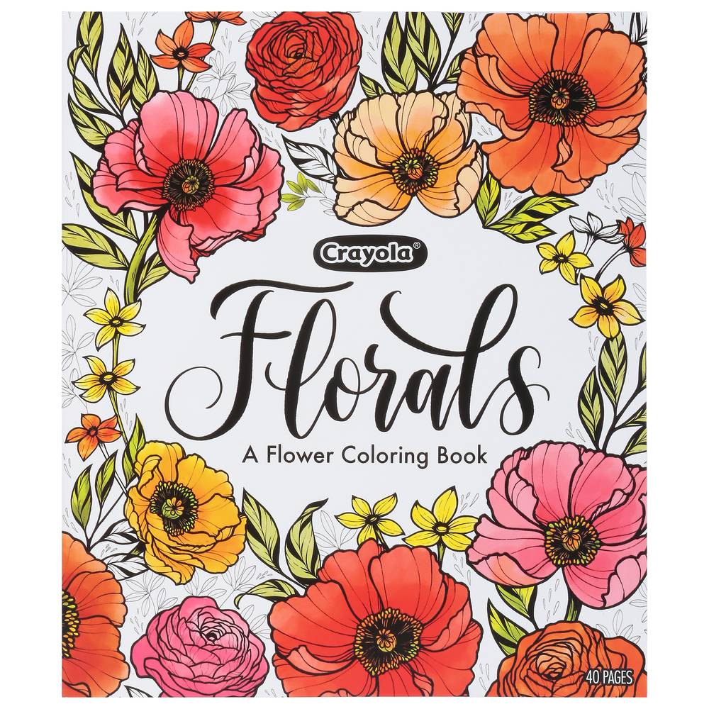 Crayola Florals Coloring Book