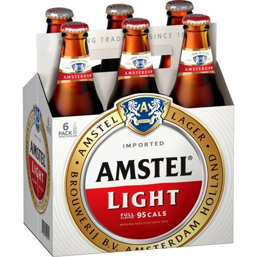 Amstel Light Imported Lager Beer (6 ct, 12 fl oz)