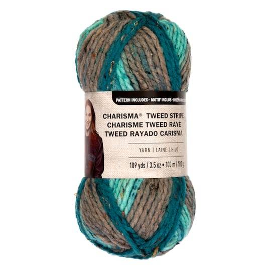 Charisma Tweed Stripe Yarn By Loops & Threads