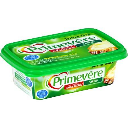 Margarine 100% Végétal Tartine et Cuisson Primevere - la barquette de 250 g