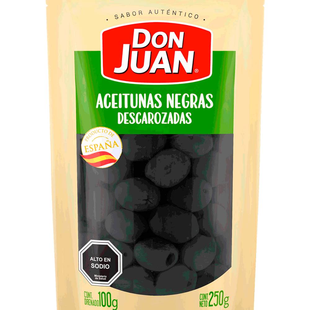 Don juan aceituna negra descarozada (250 g)