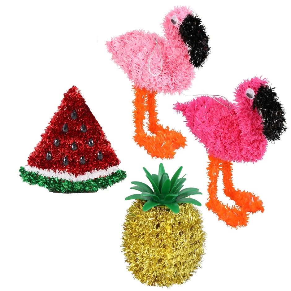 Summer 3D Tinsel Icons, 6.75x5.375x2.25 in.