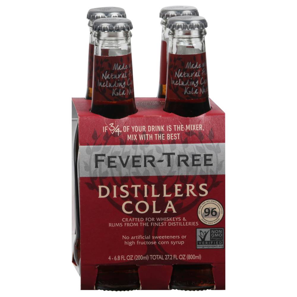 Fever-Tree Distillers Cola Mixer (4 x 6.8 fl oz)