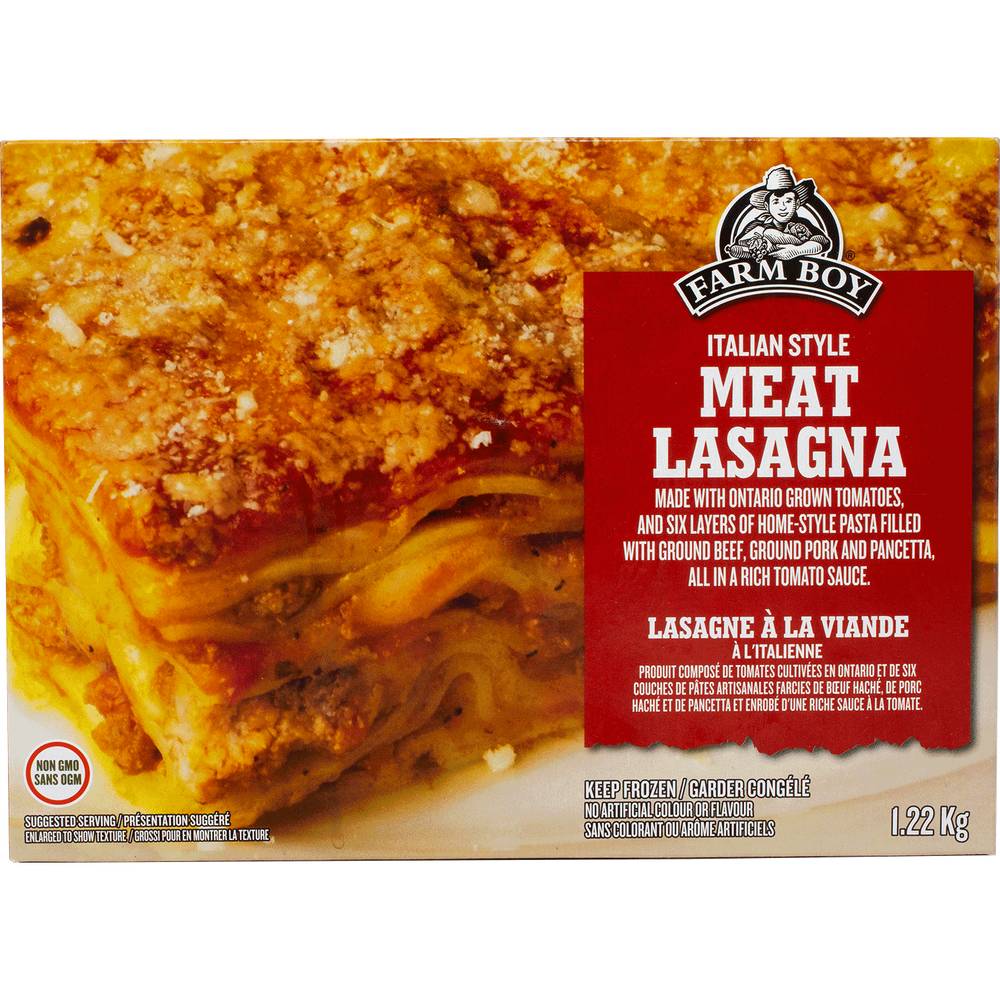 Farm Boy™ Italian-Style Meat Lasagna Frozen Entrée (1.22 kg)