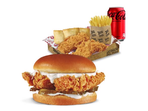 Box chicken sandwich