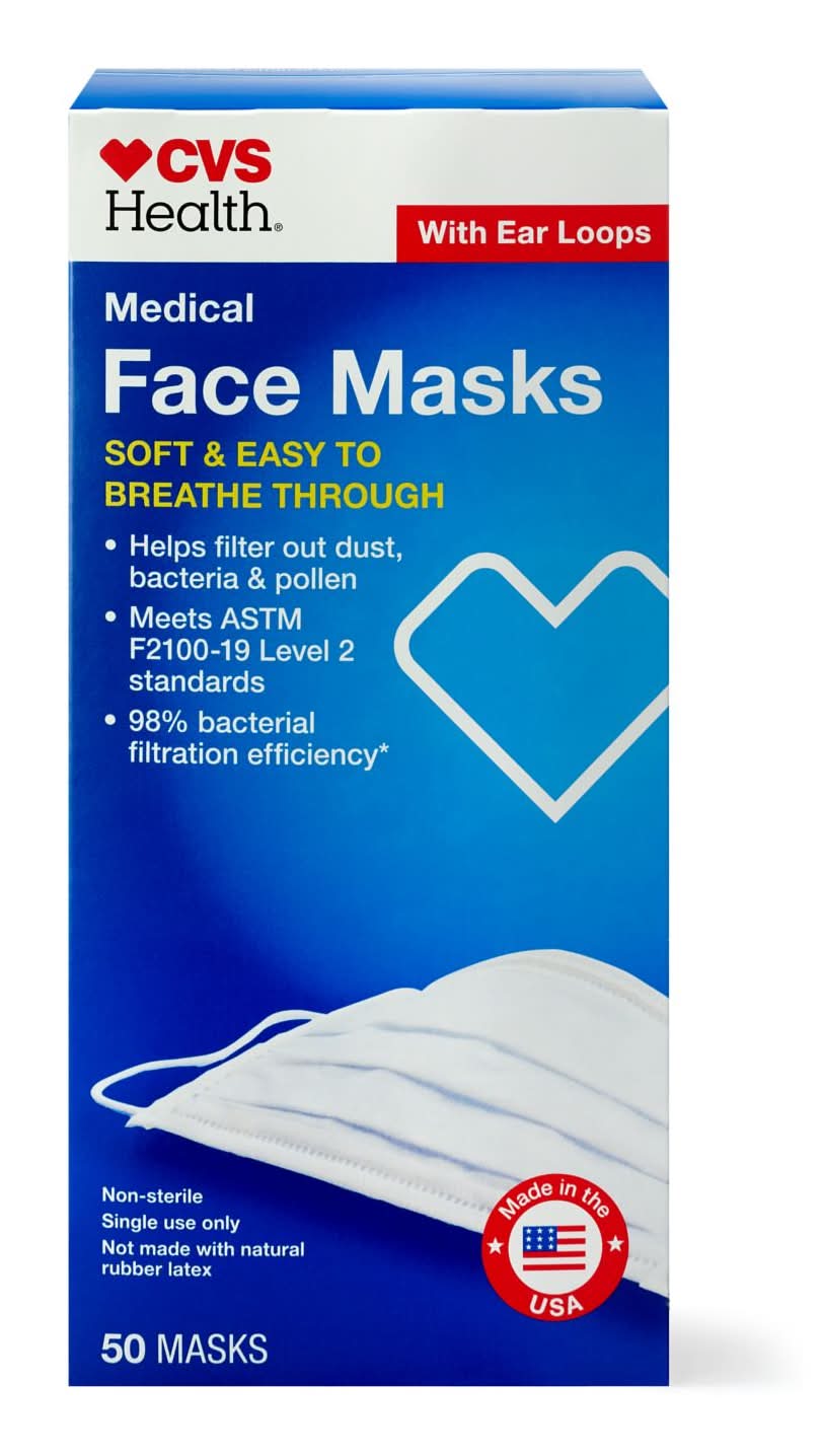 CVS Health Medical Face Masks (50 ct)