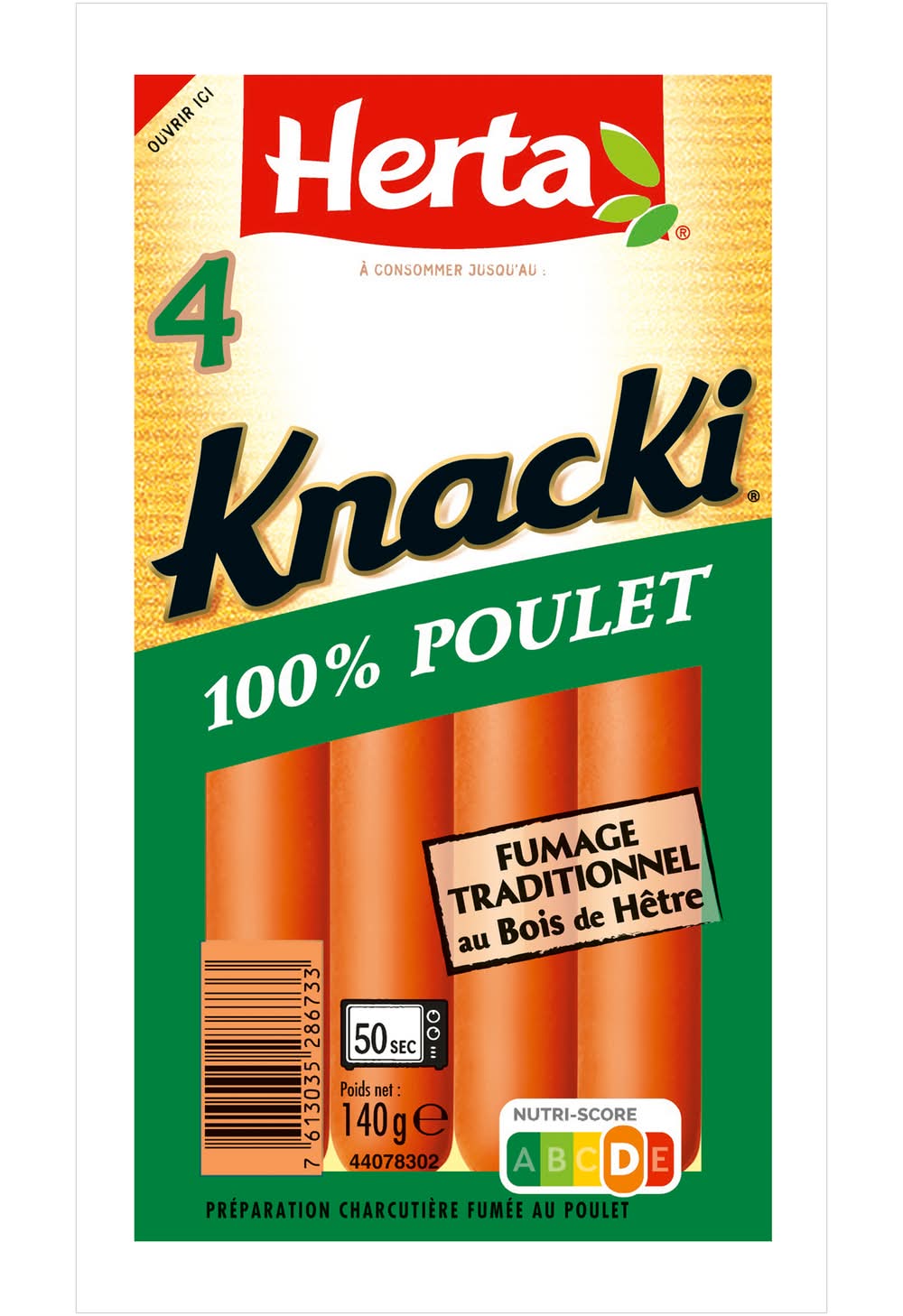 Herta - Knacki saucisses 100% poulet (4)