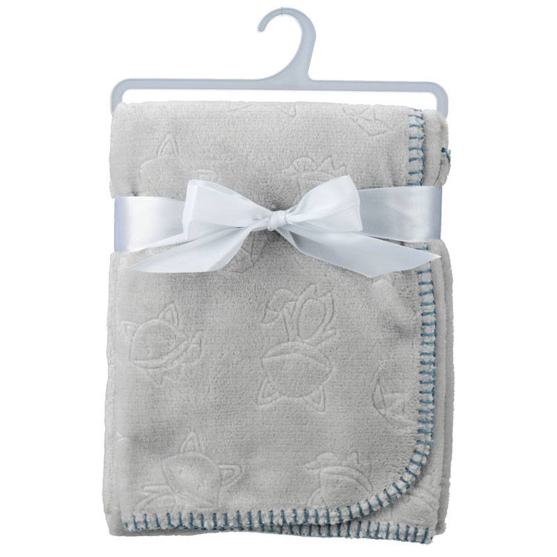 Collection Plush Blanket, Grey