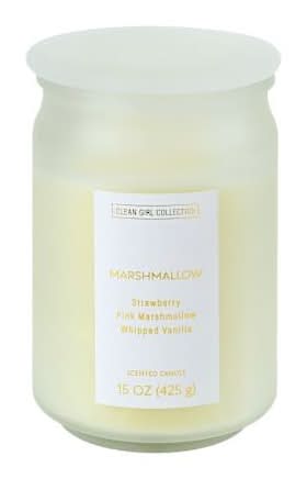 Clean Girl Collection Scented Candle 15oz Marshmallow