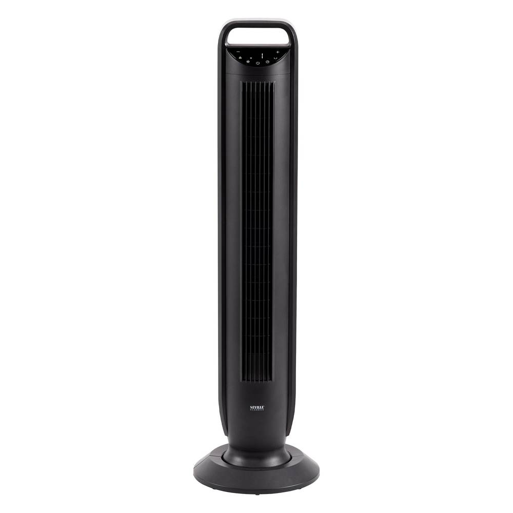 Seville Classics 100.5 Cm (39.57 In.) Oscillating Tower Fan With Touch Control And Temperature