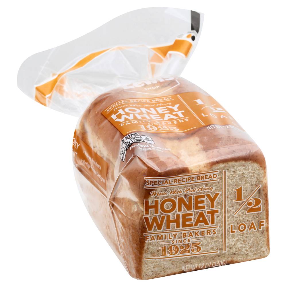 Lewis Half Loaf Honey Wheat Bread (12 oz)