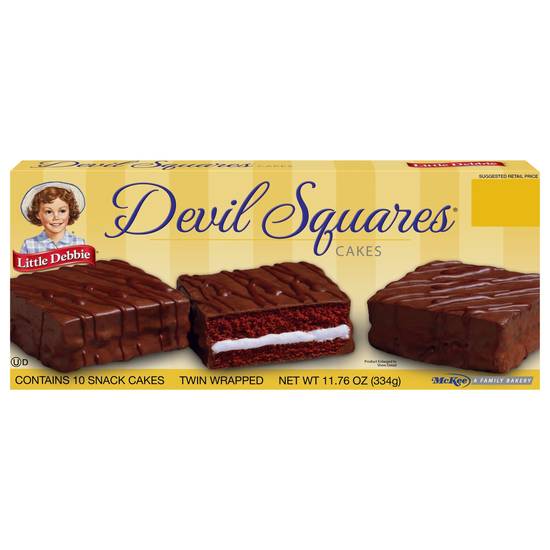 Little Debbie Devil Squares Cakes (10 ct)